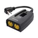DEWENWILS Outdoor Timers for Electrical Outlets Waterproof, Plug in Countdown Timer with 2 Grounded Outlets for String Garden Light, 15A, 1/2 HP, UL Listed
