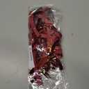 24 Pcs Red Velvet Christmas Ornaments, Rustic Velvet Bows for Christmas Tree, 5x7 Inch Pre-Tied Vintage Xmas Bows for Wreaths, Gifts and Holiday Home Dcor, Ribbon Bows for Garland (3/8")