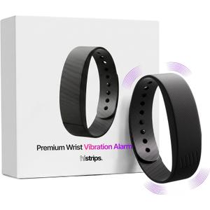 Onyx Vibration Alarm | Silent Wrist Wake Up for Heavy Sleepers | Avoid Disturbing Partner | 2 Intensity Levels, Up to 3 Alarms, 14+ Day Battery