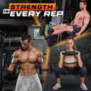 Yes4All Standard Weight Plates, 1-Inch Cast Iron Barbell Weights, Wide Range 550 LB, Ideal for Strength Training & Workout Routine, Available in Single, Pair & Set of 4