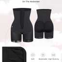 FeelinGirl Shapewear for Women Tummy Control Fajas Colombianas Moldeadoras Firm Triple Control Butt Lifter Shapewear Black L