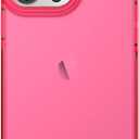 ArtsEvo Shockproof Clear Design for iPhone 13 Pro Case, Certified 6.6ft Drop Protection, Raised Edges Protect Camera and Screen, Hotpink