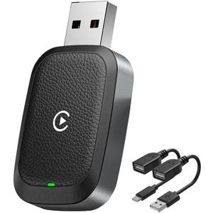 Wireless Carplay Adapter for iPhone New Intelligent Upgrade, Easy to Upgrade Wired CarPlay to Wireless, Instant Connection, Super Mini Car Playback Adapter for Cars with Built-in CarPlay