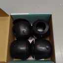 Child Safety Door Knob Cover (4 Pack) Hard-to-Remove Dual-Lock Door Handle Covers for Kids - Reusable Baby Proof Door Knob Locks - Installs Easily, No Tools Needed (Black)