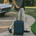 LEVEL8 Small Carry On Luggage with Front Pocket,20" Lightweight Suitcase, 21.46" x 14.57" x 9.45"