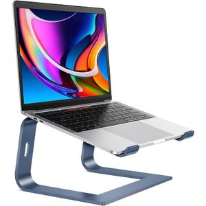 OMOTON Laptop Stand - Detachable Laptop Mount, Aluminum Holder for Desk, Compatible with MacBook, Dell, HP & More (11-16 inch), DeepNavy