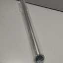 Ceiling Fan Extension Rod,Ceiling Fan Downrod with Ball Head,Downrod Extension for Fan,1 inch Outside Diameter, Boom Suitable for a Wide Range of (silvery, 24 inch)