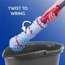 O-Cedar MicroTwist MAX Microfiber Twist Mop with 1 Extra Refill | Features Hands-Free Wringing | Extra Large 18-Inch Mop Head | Safe on All Floor Types