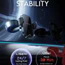 2 x LISEN Electric Retractable Car Phone Mount, iPhone Vacuum Electric Suction Cup Phone Mount, Suction Cup Magnetic Phone Holder, only for Mirror, for iPhone 17 Pro Max Plus 16 15 ~ X, Samsung Galaxy S25