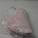 Cotton Rope Laundry Basket Hamper for Girls Kids Baby Nursery Hamper Bin Woven Storage Basket for Living Room Girls room Boho Tall Rope Baskets for Blanket Toys Large light pink (Regular)