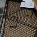 VEVOR X-Marks Fire Pit Grill Grate, Foldable Round Cooking Grate, Heavy Duty Steel Campfire BBQ Grill Grid with Handle and Support X Wire, Portable Camping Cookware for Outside Party, 36 Inch Black