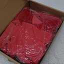 24 Pcs Velvet Bows Christmas Tree Ornaments Vintage Velvet Ribbon Bows for Tree Garland Wreath Indoor Xmas Decorations(10 x 18 Inch, Width of 1.5",Dark Red)