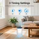 2 Pack Air Purifiers for Bedroom Home, Cobectal Air Cleaner with H14 True HEPA 3-in-1 Filter for Room up to 1050 ft, Aroma Function, Sleep Mode, Portable Air Purifiers for Office, Dorm, RVs, White