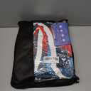 WeCozy King Size Comforter Set with 2 Pillowcases, Red Christmas Pine Snowflake Tree Soft 3 Pcs Bedding for Kids and Adults Bedroom Bed Decor