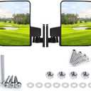 OBTANIM Adjustable Golf Cart Side Rear View Mirrors for Club Car EZ GO Yamaha and Others Carts