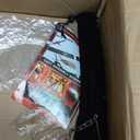 2025 Large Witch Cauldron Halloween Decorations Outdoor, Black Plastic Bowl Decor on Tripod with Lights Halloween Cauldron Pot Witches Cauldron Hocus Pocus Candy Bucket Decoration for Porch Home Party