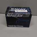 Naifay Double Din Car Stereo Compatible with Apple Carplay and Android Auto, 7 inch HD Touchscreen Car Radio Car Audio Receivers, Bluetooth, Backup Camera, Mirror Link, USB/AUX/TF/Subwoofer, FM Radio