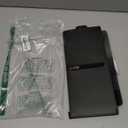 Veharvim Sun Visor Extender for Car with 2 Side Sunshade, Polarized UV400 Visor Extender Attachment for Car Visor with PC Lens,Anti-Glare for Safe Driving (2 Side Panel) (Red Zipper, Driver Side)