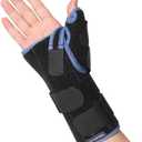 Velpeau Carpal Tunnel Wrist Brace with Thumb Stabilizer Night Support, Completely Stabilizes Wrist Thumb Joint, Pain Relief for Tendonitis, De Quervain's Tenosynovitis, Arthritis (Reg, Right Hand, S)