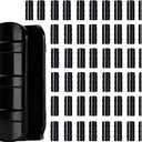 50PCS 3/4 Inch(25mm) Greenhouse Clips – Black Plastic Clamps for PVC Pipe, Garden Buildings, Greenhouse Films, Sunshade Nets, Shelters, Farming, and Gardening (3/4 in)