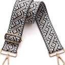 S-Jacorry Purse Strap Replacement Crossbody Wide Shoulder Strap Adjustable Canvas Straps Handbag Strap Replacement Belts (Gold Buckel-947)