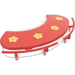 NETVUE Hummingbird Feeder Perch, Compatible with Birdfy, Attract Hummingbirds, 18.3 oz Capacity, 2 in 1 Bird Feeder, Ideal Gift for Hummingbird Lovers