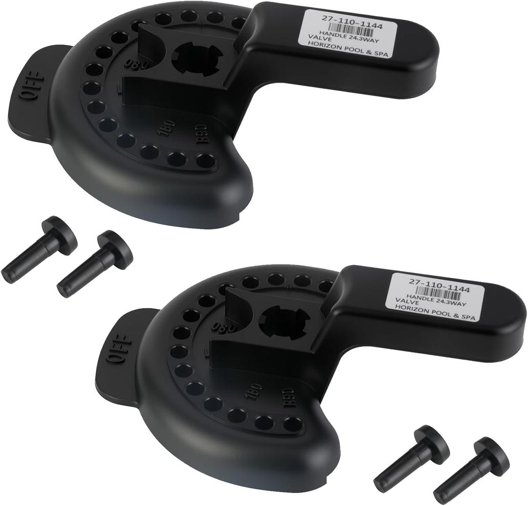 2 x 2Pack 270028 Valve Handle Replacement for Pentair 2 Way and 3 Way Diverter Pool Spa Valves, Pool Value Handle Diverter Valve Replacement Part - to Control Water Flow and Maintain Pool Spa Performance