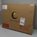 MOON MIRROR Gold Oval Pivot Mirror for Wall Mounted Bathroom Vanity, Metal Framed Tilting (23.75" x 28")