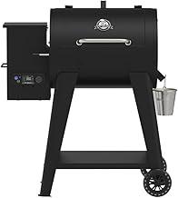 Pit Boss 700 FB2 Series Wood Pellet Grill & Smoker with Flame Broiler and LCD Digital Controller, 747-Sq. In. Cooking Space, 180°F to 500°F Temperature Range, Meat Probe, 21 lb. Pellet Hopper, Black