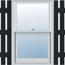12"W x 65"H Builders Edge Shutters (Per Pair), 002 - Black