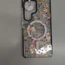 Toycamp for Samsung Galaxy S25 Ultra Case - Compatible with MagSafe Women Girls Cute Phone Cover Magnetic with Shockproof Protective Girly Aesthetic Designer for Samsung S25 Ultra Case, Cartoon Floral