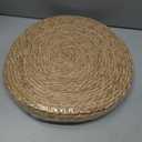 Round Woven Placemats Set of 6 13 Inch Boho Farmhouse Rustic Wicker Placemats Braided Place Mats Jute Rattan Chargers for Dining Table Home Decor