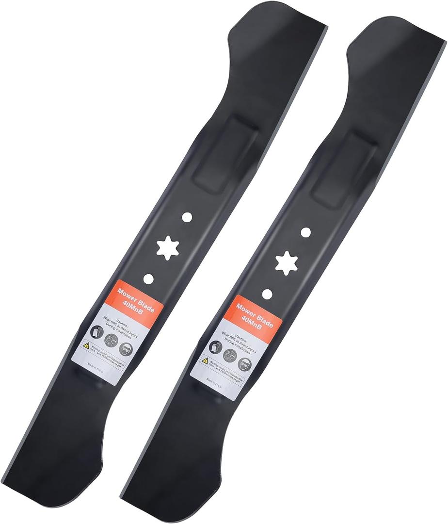 46 inch Mower Blades for 942-04244A 942-04290 MTD Cub Cadet XT1 XT2 LT46 RZT L46 46" Deck Lawnmower Replace 942-04244 742-04244 High-Lift (2 Pack)