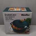 Mueller DuraCast 6 Quart Enameled Cast Iron Dutch Oven Pot with Lid
Sourdough Bread Baking, PFOA-Free, 500°F Oven Safe - All Cooktops incl. Induction, Braising & Slow Cooking, Emerald