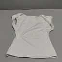 SUUKSESS Women Backless Sexy Going Out Tops Double Lined Open Back Y2k Basic Tee Shirts, XS