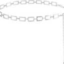 FIORETTO Chain Belt for Women Metal Waist Chain Fashion Multilayer Chain Belts for Dress, Size: Fit Waist Up to 44"