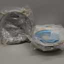 WARMOUNTS Round Chafing Dishes for Buffet (5QT, 2 Pack), Gold Stainless Steel Chafers and Buffet Warmers Sets with Lid Holder, Rolled Rim Process, Stackable Design, for Catering, Parties, Weddings