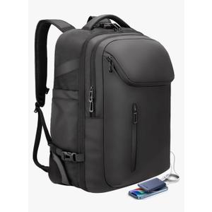 RoyalAnt, Large Rolling Backpack for Women&Men, 50L Work Backpack with Wheels, Business Laptop Backpack with USB Port,TSA Lock Carry On for Travel, College, Teacher