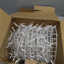 WISEgham Christmas Solar String Lights Outdoor, 4Pc 160LED 29.5ft Solar Powered Globe Fairy Lights Waterproof, 8 Modes Ball Lights Outside for Tree Garden Yard Porch Lawn Holiday Decor, Warm White