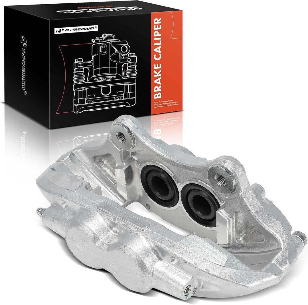 A-Premium Disc Brake Caliper Assembly Without Bracket Compatible with BMW 318i, 320i, 328d, 328i, 330e, 330i, 335i GT xDrive, 340i, 430i, 435i, 440i, 220i, 228i, 230i, 118i, 120i - Front Passenger