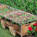 Clear Tarps Heavy Duty Waterproof, Transparent PVC Vinyl Tarpaulin with Grommets, Ropes, Reinforced Edge, Tear-Resistant, Anti-UV for Greenhouse, Patio, Garden, Porch, Pavilion, Outdoor