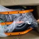 VEVOR Battery Powered 15 Gallon Garden Weed Sprayer with Wheeled Cart, 126FT Hose with Reel, 8 Nozzles, 2 Wands with Lock Trigger, 0-90PSI, 5-6h Spray Time, Wide Mouth Lid, Rotating Wheels with Brake