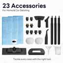 Steam Cleaner with 23 Accessories, High Pressure Steam Cleaner for Home | Multi-function Steamer for Home Use Natural Deep Cleaning Steamer for Home Furniture, Floor, Window