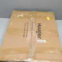 Huuger Narrow End Table with Charging Station, USB-C Port, Fluted Nightstand with Storage Cabinet, Back Rack, Farmhouse Side Table for Small Spaces, 13.4 × 23.6 Inch Night Stand, Walnut