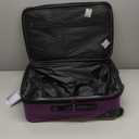 U.S. Traveler Rio Lightweight Softside Rolling Carry-on Suitcase, 2-Wheel Single, Purple