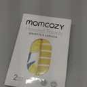 Momcozy Baby Hooded Towel, 2 Pack Baby Towel Set, Super Soft Bath Towel with Original Design, Shower Gifts for Infant, Toddler (28 X 28 Inch, Lemon Leaves)