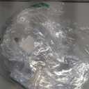 Ohuimrt 50 PCS Clear Plastic Gift Bags with Handles, 6.89 x 6.89 x 3.54 Inches Reusable Party Favor Bags with Ribbon Transparent Gift Wrap Bags Bulk for Weddings Birthdays