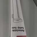 Weatherproof Outdoor Retractable Baby Gates for Decks, 55" Wide Waterproof Retractable Dog Gate with No Rust Screws and Rods, Scratch-Resistant Mesh Outdoor Baby Gate/Fence/Barrier/Screen, White