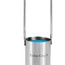 BAOSHISHAN NO.2 Zahn Cup Viscosity Cup #2 Dip Type 44ml Stainless Steel Viscometer Flow Cup for Paint Finishes Oil Dye Sauce Honey