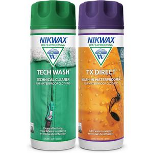 Nikwax Hardshell Cleaning & Waterproofing Duo-Pack